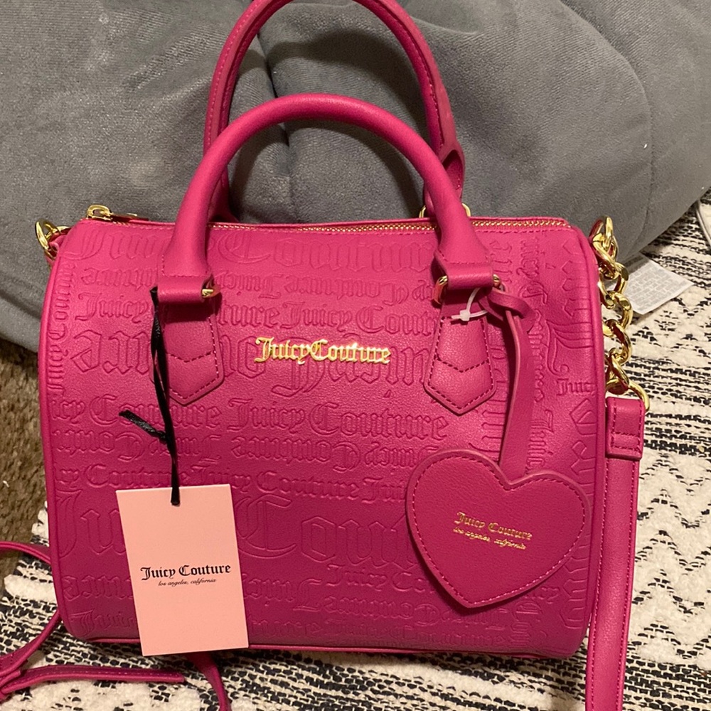 Super Cute Pink Raspberry Juicy Couture Purse!